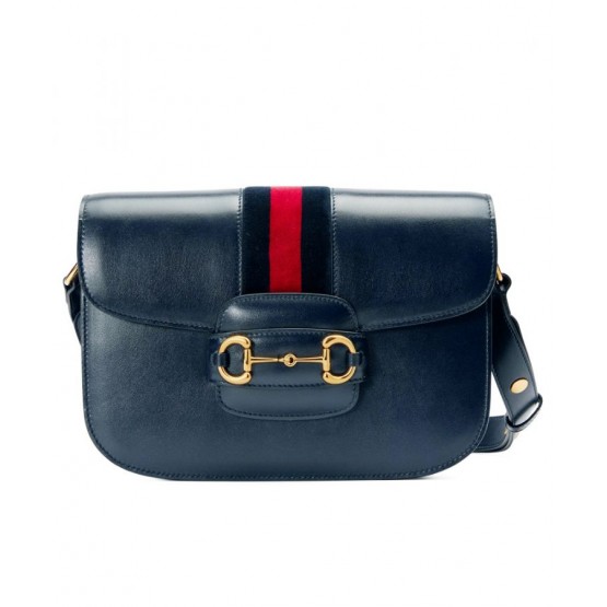 Gucci 1955 Horsebit shoulder bag 602204 Dark Blue