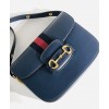 Gucci 1955 Horsebit shoulder bag 602204 Dark Blue