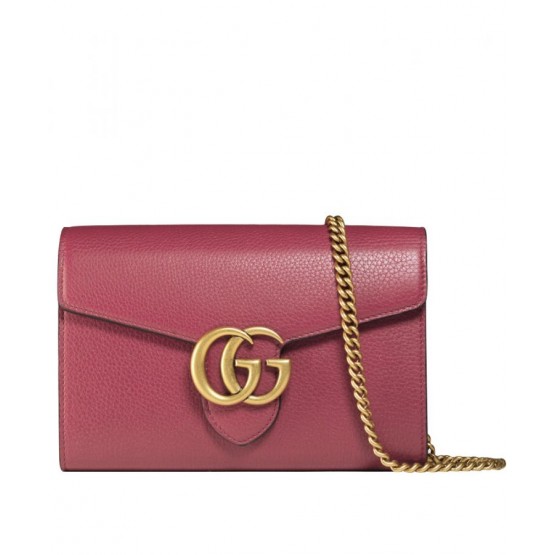 Gucci GG Marmont Leather Mini Chain Bag 401232