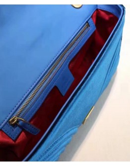 Gucci GG Marmont Velvet Shoulder Bag 443497