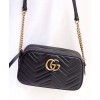 Gucci GG Marmont Matelasse Shoulder Bag 447632 Black