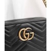 Gucci GG Marmont Matelasse Shoulder Bag 447632 Black