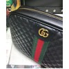 Gucci Laminated leather small shoulder bag 541051 Black