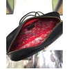 Gucci Laminated leather small shoulder bag 541051 Black