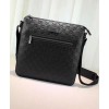 Gucci Signature Leather Messenger 406408 Black