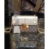 Gucci Padlock studded GG Supreme Shoulder Bag 432182
