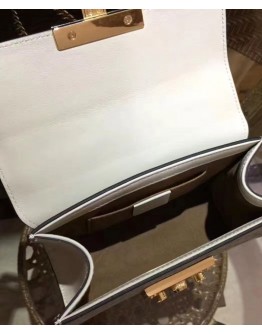 Gucci Padlock studded GG Supreme Shoulder Bag 432182