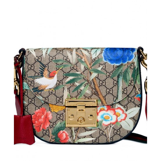 Gucci Padlock Gucci Tian Shoulder Bag 453189 Red