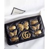 Gucci GG Marmont animal studs mini bag 488426 Black