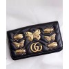 Gucci GG Marmont animal studs mini bag 488426 Black