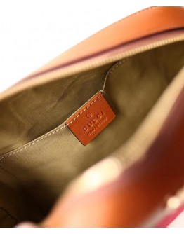 Gucci Vintage canvas shoulder bag 575073S Cream