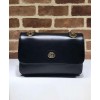 Gucci Leather small shoulder bag 576421 Black