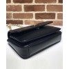 Gucci Leather small shoulder bag 576421 Black