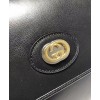 Gucci Leather small shoulder bag 576421 Black