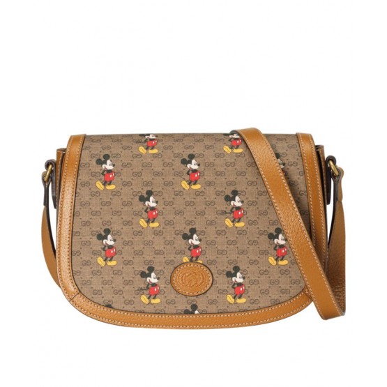 Disney x Gucci small shoulder bag 602694 Apricot