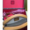 Disney x Gucci Round Shoulder Bag 603938 Light Coffee