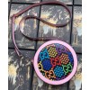 Gucci GG Psychedelic Round Shoulder Bag 603938 Pink