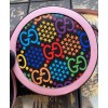 Gucci GG Psychedelic Round Shoulder Bag 603938 Pink