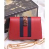 Gucci Sylvie Leather Mini Chain Bag 494646