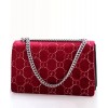 Gucci Dionysus GG velvet small shoulder bag 400249