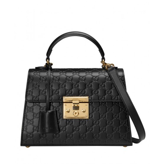 Gucci Padlock small Gucci Signature top handle bag 453188