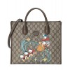 Gucci x Disney Donald Duck tote bag Dark Coffee