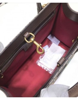 Gucci x Disney Donald Duck tote bag Dark Coffee