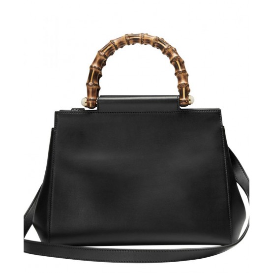 Gucci Nymphaea leather top handle bag 453767