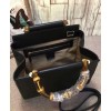 Gucci Nymphaea leather top handle bag 453767