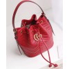 Gucci GG Marmont Quilted Leather Bucket Bag 476674