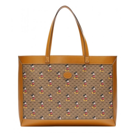 Disney x Gucci Medium Tote 547947 Apricot