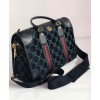 Gucci Medium GG velvet duffle 574966 Black