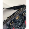 Gucci Medium GG velvet duffle 574966 Black