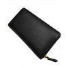 Gucci Bee embroidered zip around wallet 428747 Black