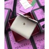 Gucci Sylvie leather wallet 476081 Cream