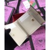 Gucci Sylvie leather wallet 476081 Cream