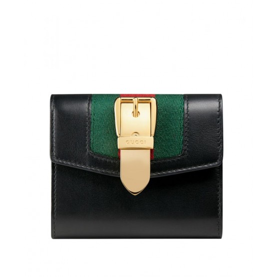 Gucci Sylvie leather wallet 476081
