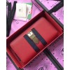 Gucci Sylvie leather zip around wallet 476083