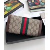 Gucci Ophidia GG continental wallet 523153 Dark Coffee