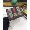 Gucci Ophidia GG card case 523155 Dark Coffee