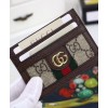 Gucci Ophidia GG card case 523159 Dark Coffee