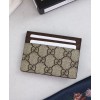 Gucci Ophidia GG card case 523159 Dark Coffee