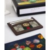 Gucci Ophidia GG card case 523159 Dark Coffee