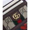 Gucci Ophidia GG card case 523159 Dark Coffee