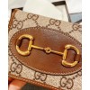 Gucci 1955 Horsebit Card Case Wallet 621887 Coffee