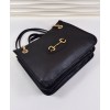 Gucci 1955 Horsebit Medium Tote 621144 Black
