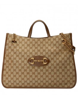 Gucci 1955 Horsebit large tote bag 623695 Coffee