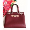 Gucci Zumi Grainy Leather Small Top Handle Bag 569712 Mauve