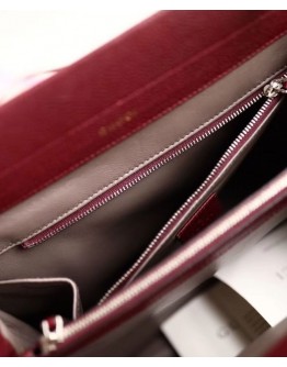Gucci Zumi Grainy Leather Small Top Handle Bag 569712 Mauve