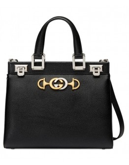 Gucci Zumi Grainy Leather Small Top Handle Bag 569712
